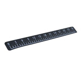 Maxbell 39" Fish Ruler for Boat Accurate 6mm Thickness High Density for Sailboats dark gray white