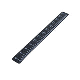 Maxbell 39" Fish Ruler for Boat Accurate 6mm Thickness High Density for Sailboats dark gray white