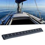 Maxbell 39" Fish Ruler for Boat Accurate 6mm Thickness High Density for Sailboats dark gray white