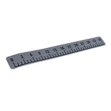 Maxbell 39" Fish Ruler for Boat Accurate 6mm Thickness High Density for Sailboats light gray black
