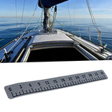 Maxbell 39" Fish Ruler for Boat Accurate 6mm Thickness High Density for Sailboats light gray black