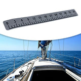 Maxbell 39" Fish Ruler for Boat Accurate 6mm Thickness High Density for Sailboats light gray black