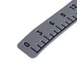 Maxbell 39" Fish Ruler for Boat Accurate 6mm Thickness High Density for Sailboats light gray black