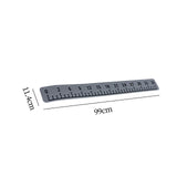 Maxbell 39" Fish Ruler for Boat Accurate 6mm Thickness High Density for Sailboats light gray black