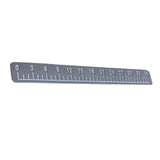 Maxbell 39" Fish Ruler for Boat Accurate 6mm Thickness High Density for Sailboats light gray white