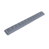 Maxbell 39" Fish Ruler for Boat Accurate 6mm Thickness High Density for Sailboats light gray white