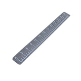 Maxbell 39" Fish Ruler for Boat Accurate 6mm Thickness High Density for Sailboats light gray white