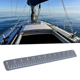 Maxbell 39" Fish Ruler for Boat Accurate 6mm Thickness High Density for Sailboats light gray white