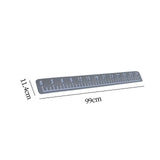 Maxbell 39" Fish Ruler for Boat Accurate 6mm Thickness High Density for Sailboats light gray white