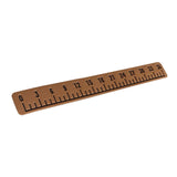 Maxbell 39" Fish Ruler for Boat Accurate 6mm Thickness High Density for Sailboats light black brown