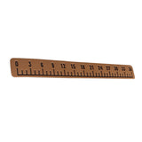 Maxbell 39" Fish Ruler for Boat Accurate 6mm Thickness High Density for Sailboats light black brown