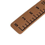 Maxbell 39" Fish Ruler for Boat Accurate 6mm Thickness High Density for Sailboats light black brown