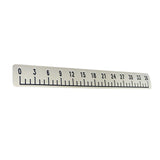 Maxbell 39" Fish Ruler for Boat Accurate 6mm Thickness High Density for Sailboats beige black