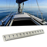 Maxbell 39" Fish Ruler for Boat Accurate 6mm Thickness High Density for Sailboats beige black