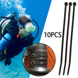Maxbell 10x Scubaregulator Mouthpiece Tie Wrap Black for Snorkeling Dive Resorts