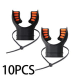 Maxbell 10x Scubaregulator Mouthpiece Tie Wrap Black for Snorkeling Dive Resorts
