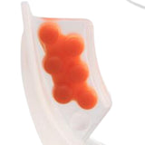 Maxbell Scuba Regulator Mouthpiece with Tie Strap Comfort Bite Replacement for Adult Orange