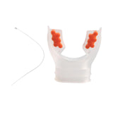 Maxbell Scuba Regulator Mouthpiece with Tie Strap Comfort Bite Replacement for Adult Orange
