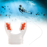 Maxbell Scuba Regulator Mouthpiece with Tie Strap Comfort Bite Replacement for Adult Orange