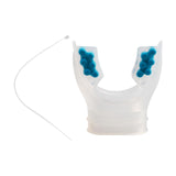 Maxbell Scuba Regulator Mouthpiece with Tie Strap Comfort Bite Replacement for Adult Blue