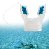 Maxbell Scuba Regulator Mouthpiece with Tie Strap Comfort Bite Replacement for Adult Blue