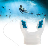 Maxbell Scuba Regulator Mouthpiece with Tie Strap Comfort Bite Replacement for Adult Blue