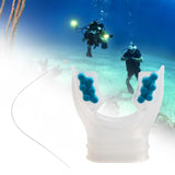 Maxbell Scuba Regulator Mouthpiece with Tie Strap Comfort Bite Replacement for Adult Blue
