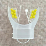 Maxbell Scuba Regulator Mouthpiece with Tie Strap Comfort Bite Replacement for Adult Yellow