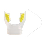 Maxbell Scuba Regulator Mouthpiece with Tie Strap Comfort Bite Replacement for Adult Yellow