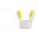 Maxbell Scuba Regulator Mouthpiece with Tie Strap Comfort Bite Replacement for Adult Yellow