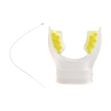 Maxbell Scuba Regulator Mouthpiece with Tie Strap Comfort Bite Replacement for Adult Yellow