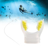 Maxbell Scuba Regulator Mouthpiece with Tie Strap Comfort Bite Replacement for Adult Yellow