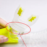 Maxbell Scuba Regulator Mouthpiece with Tie Strap Comfort Bite Replacement for Adult Yellow