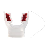 Maxbell Scuba Regulator Mouthpiece with Tie Strap Comfort Bite Replacement for Adult Red