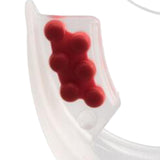 Maxbell Scuba Regulator Mouthpiece with Tie Strap Comfort Bite Replacement for Adult Red