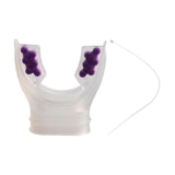 Maxbell Scuba Regulator Mouthpiece with Tie Strap Comfort Bite Replacement for Adult Violet