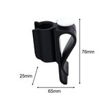 Maxbell Ball Marker Protector Organizer Golfer Golf Bag Clip On Putter Clamp Holder Black