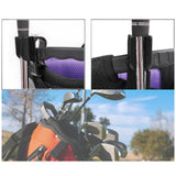 Maxbell Ball Marker Protector Organizer Golfer Golf Bag Clip On Putter Clamp Holder Black