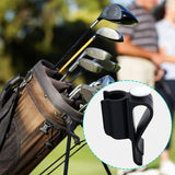 Maxbell Ball Marker Protector Organizer Golfer Golf Bag Clip On Putter Clamp Holder Black