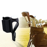 Maxbell Ball Marker Protector Organizer Golfer Golf Bag Clip On Putter Clamp Holder Black