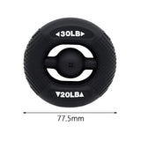 Maxbell Hand Grip Strengthener Comfortable Soft for Climbing Muscle Strengthening Black 20LB-30LB