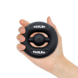 Maxbell Hand Grip Strengthener Comfortable Soft for Climbing Muscle Strengthening Black 40LB-50LB