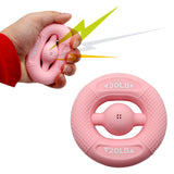 Maxbell Hand Grip Strengthener Comfortable Soft for Climbing Muscle Strengthening Pink 20LB-30LB
