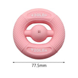 Maxbell Hand Grip Strengthener Comfortable Soft for Climbing Muscle Strengthening Pink 20LB-30LB