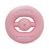 Maxbell Hand Grip Strengthener Comfortable Soft for Climbing Muscle Strengthening Pink 40LB-50LB