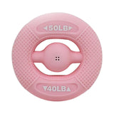 Maxbell Hand Grip Strengthener Comfortable Soft for Climbing Muscle Strengthening Pink 40LB-50LB