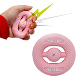 Maxbell Hand Grip Strengthener Comfortable Soft for Climbing Muscle Strengthening Pink 40LB-50LB
