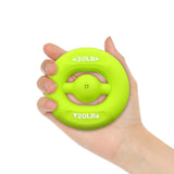 Maxbell Hand Grip Strengthener Comfortable Soft for Climbing Muscle Strengthening Green 20LB-30LB