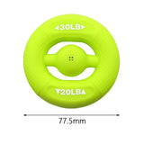 Maxbell Hand Grip Strengthener Comfortable Soft for Climbing Muscle Strengthening Green 20LB-30LB