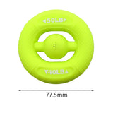 Maxbell Hand Grip Strengthener Comfortable Soft for Climbing Muscle Strengthening Green 40LB-50LB